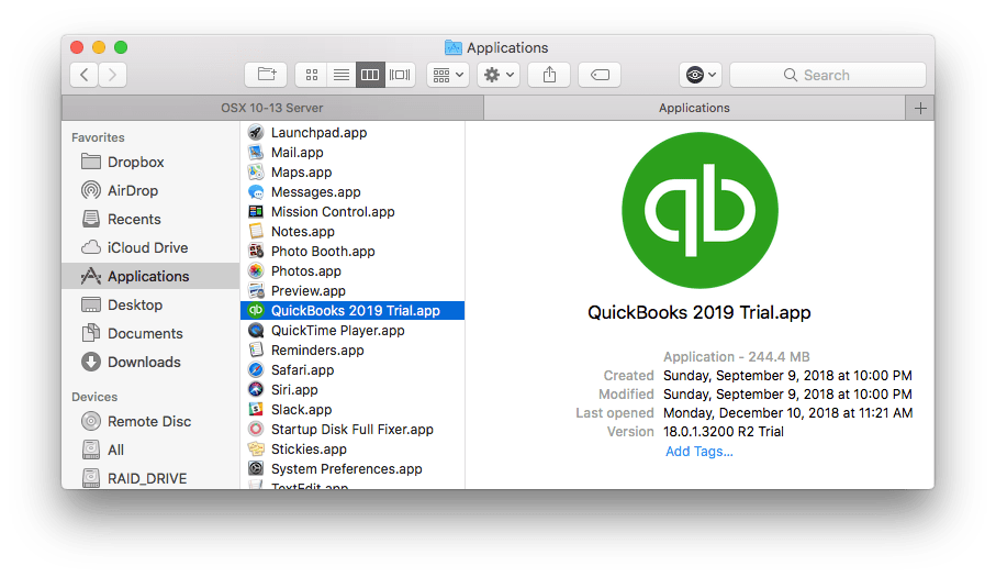 quickbooks desktop for mac 2019